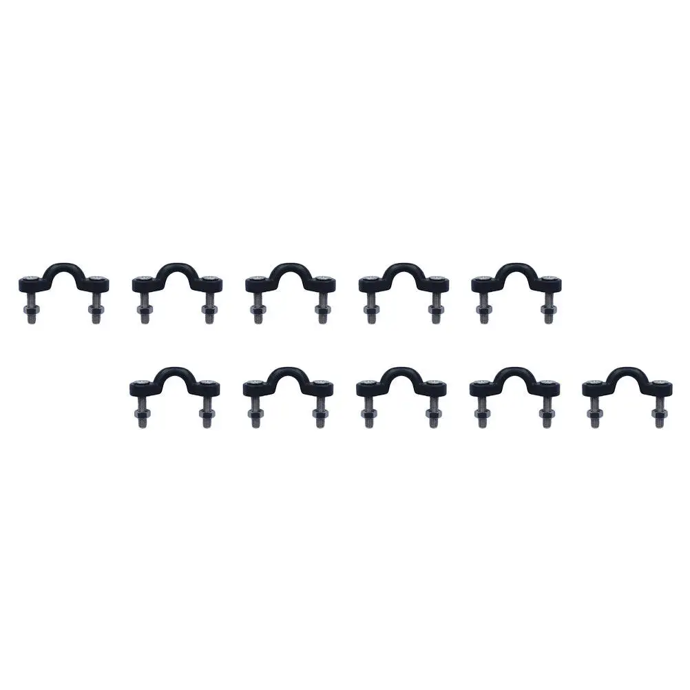50Pcs Nylon Deck Loop Kit for Kayak Accessories Tie Down Pad Eye Stainless Steel Rotating Thread Screw Heavy Duty Kayak Deck