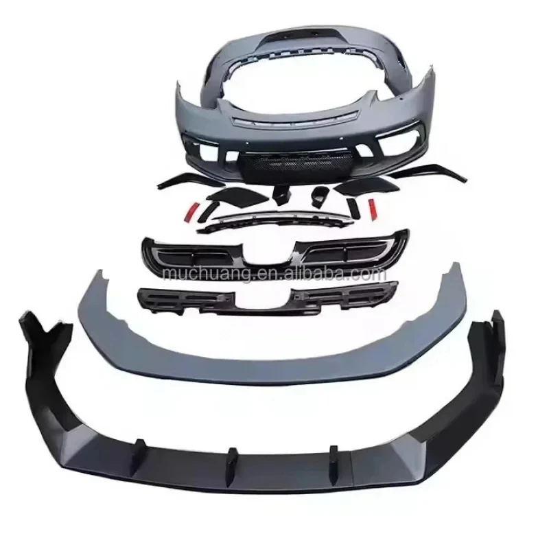 

Bestseller Wholesale Auto Bodykit Assembly 2016-2023 718 & 911 GT3 Style Front Bumper Upgrade at Original Price
