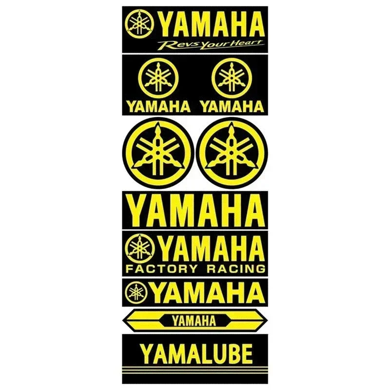 New Motorcycle Side Strip Bike Helmet Sticker Car Styling Vinyl Decal for Yamaha Motorcycle Sticker Decoration Car Sticker