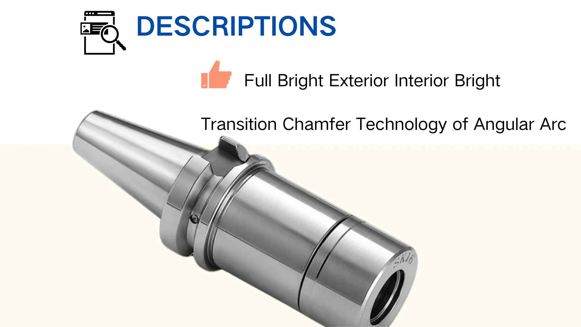 Drilling machine tool handle BT30-SK tool handle