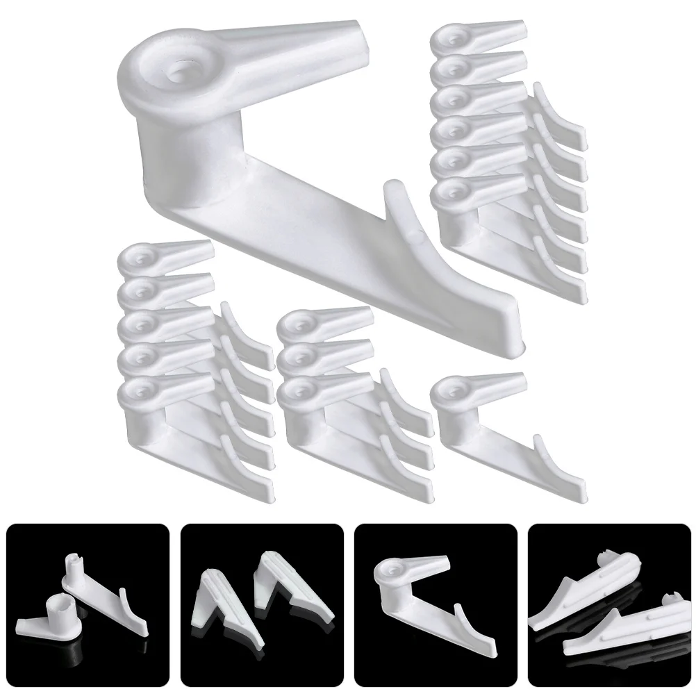 

100Pcs Lamp Shade Clip Plastic Ceiling Light Buckle for LED Fixing Mount Easy Install Kitchen Bedroom Bathroom Use Ceiling