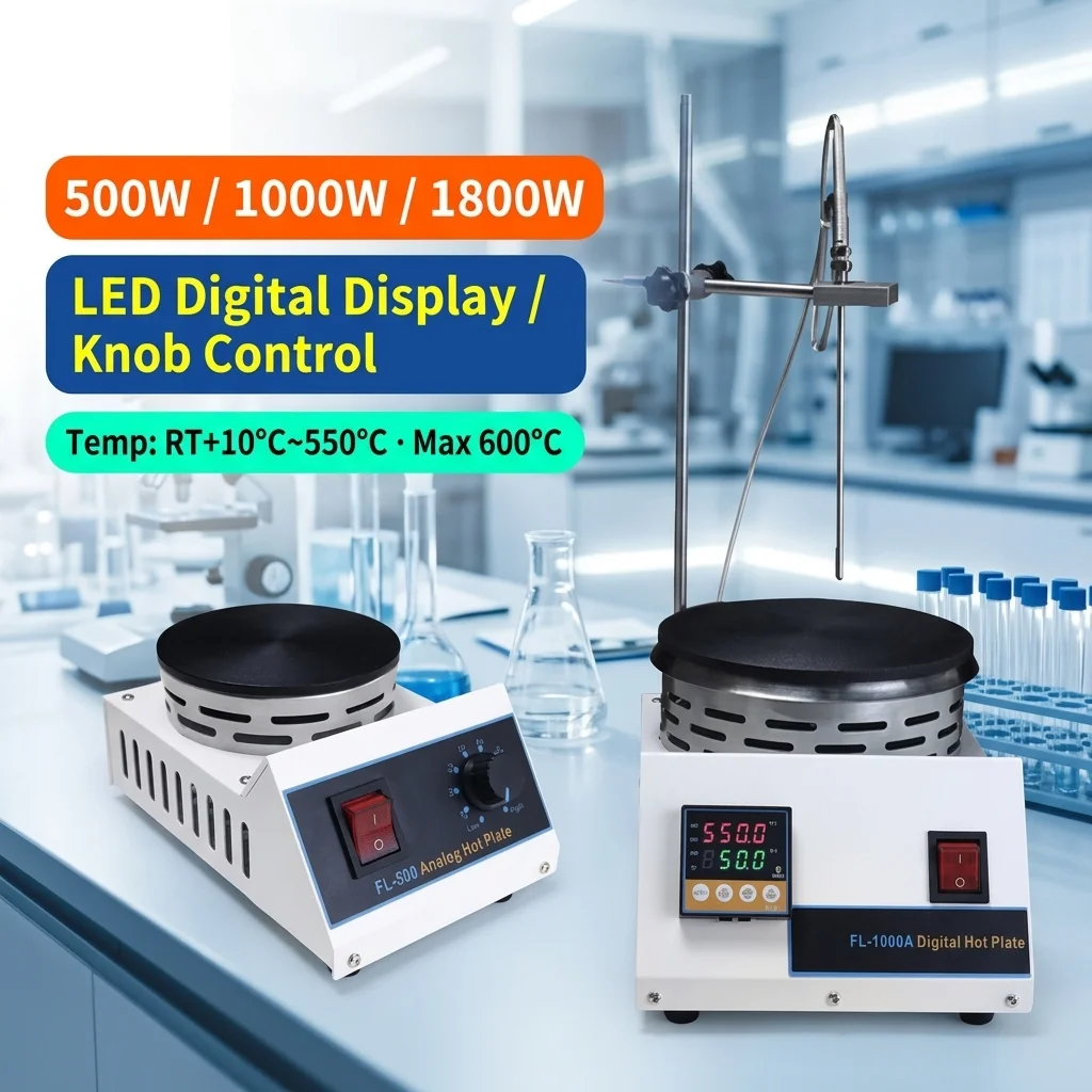 Magnetic Stirrer Hotplate - Xin テスター研究所用密閉電気炉 デジタルディスプレイ 220V 調整可能な加熱炉 500W/1000W/1800W