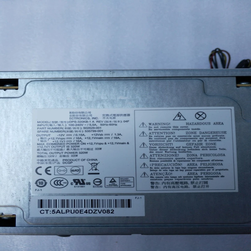 New Original PSU Workstations Z200 320W Power Supply DPS-320KB-1 A DPS-320KB-1A 502629-001 535799-001