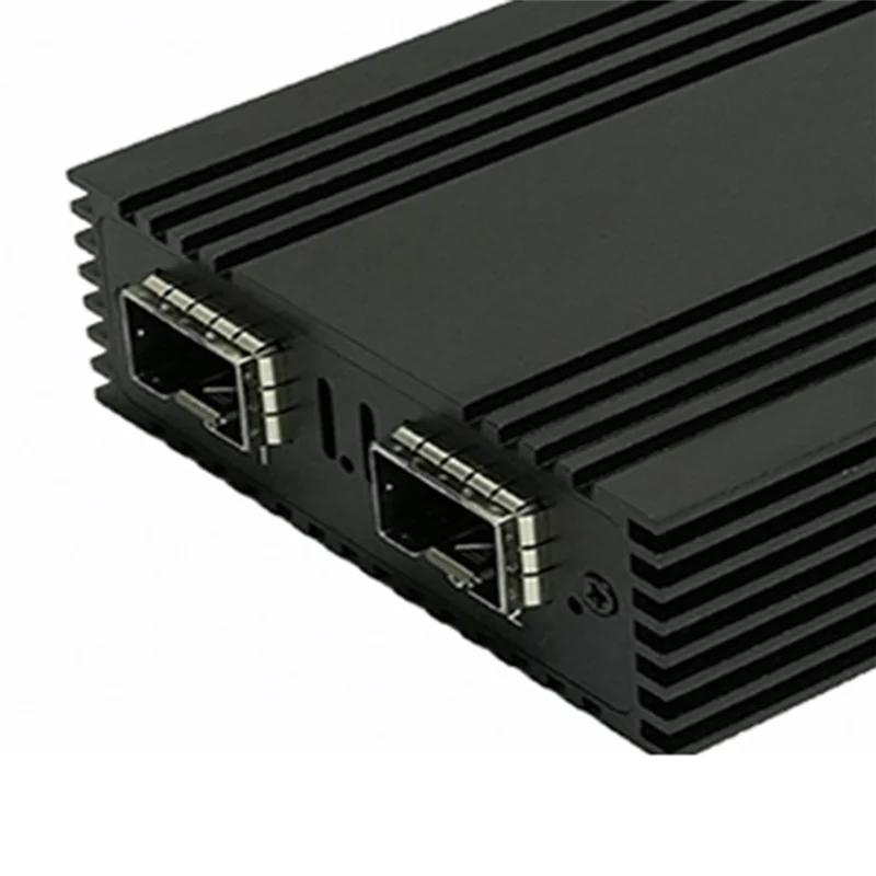 M18K-2 Puerto 10GBASE-T NIC de fibra óptica puerto dual 10G SFP + USB4 para Thunderbolt 5/4/3 para tarjeta de red Ethernet con Chip 82599ES