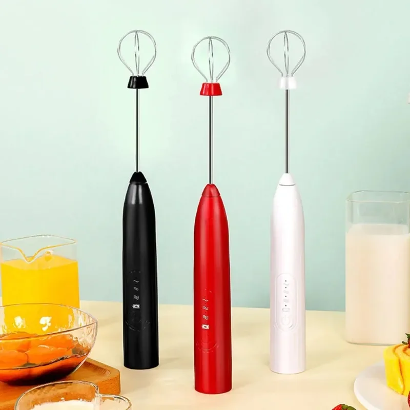 Handheld Stirrer Kitchen Gadgets Electric Milk Frother Kitchens Accessories Egg Whisk Manual Egg Beater Electric Portable Mixer