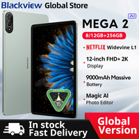 Blackview MEGA 2 Tablets 12 inch 2K Display Widevine L1 Android 15  24GB(8+16) 256GB 9000mAh AI Main Camera Pad PC