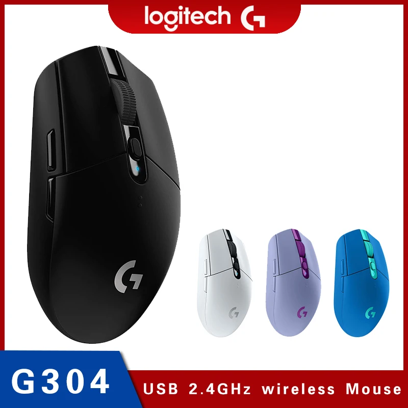 

Беспроводная игровая мышь Logitech G304, 12000 DPI, легкая для ПК/Mac, не поддерживает программное обеспечение Logitech G HUB