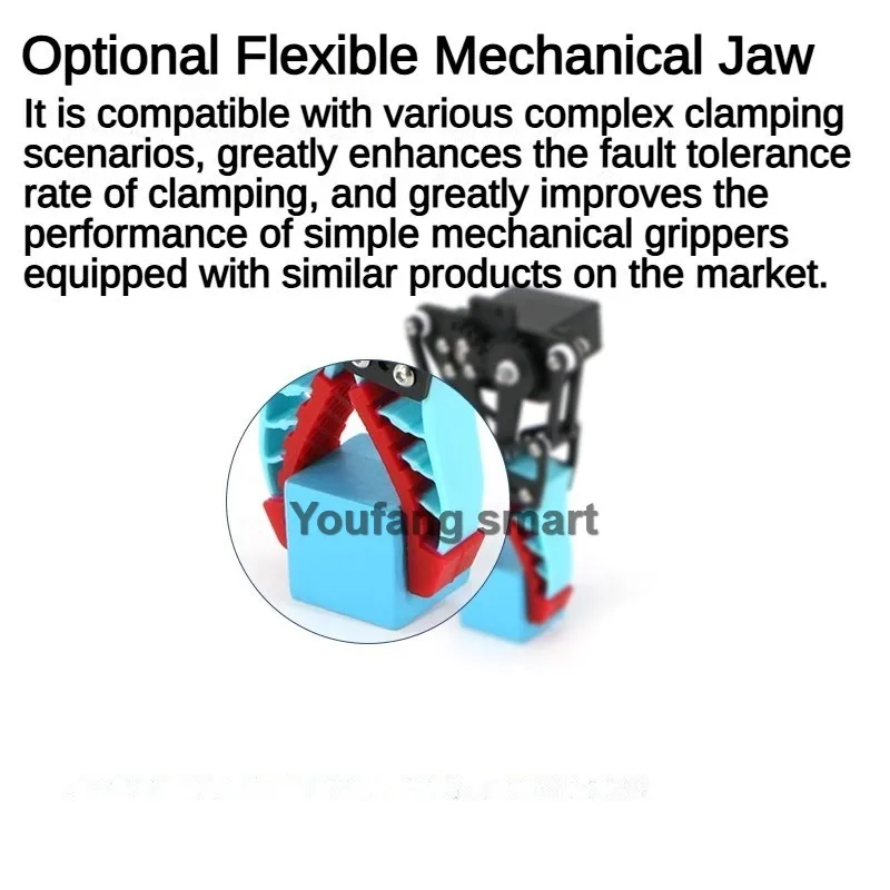 300g Load 6 Dof Robot Arm with Flexible Claw Industrial Manipulator Metal Alloy For Arduino Robot DIY Kit PS2 Programmable Robot - Image 4