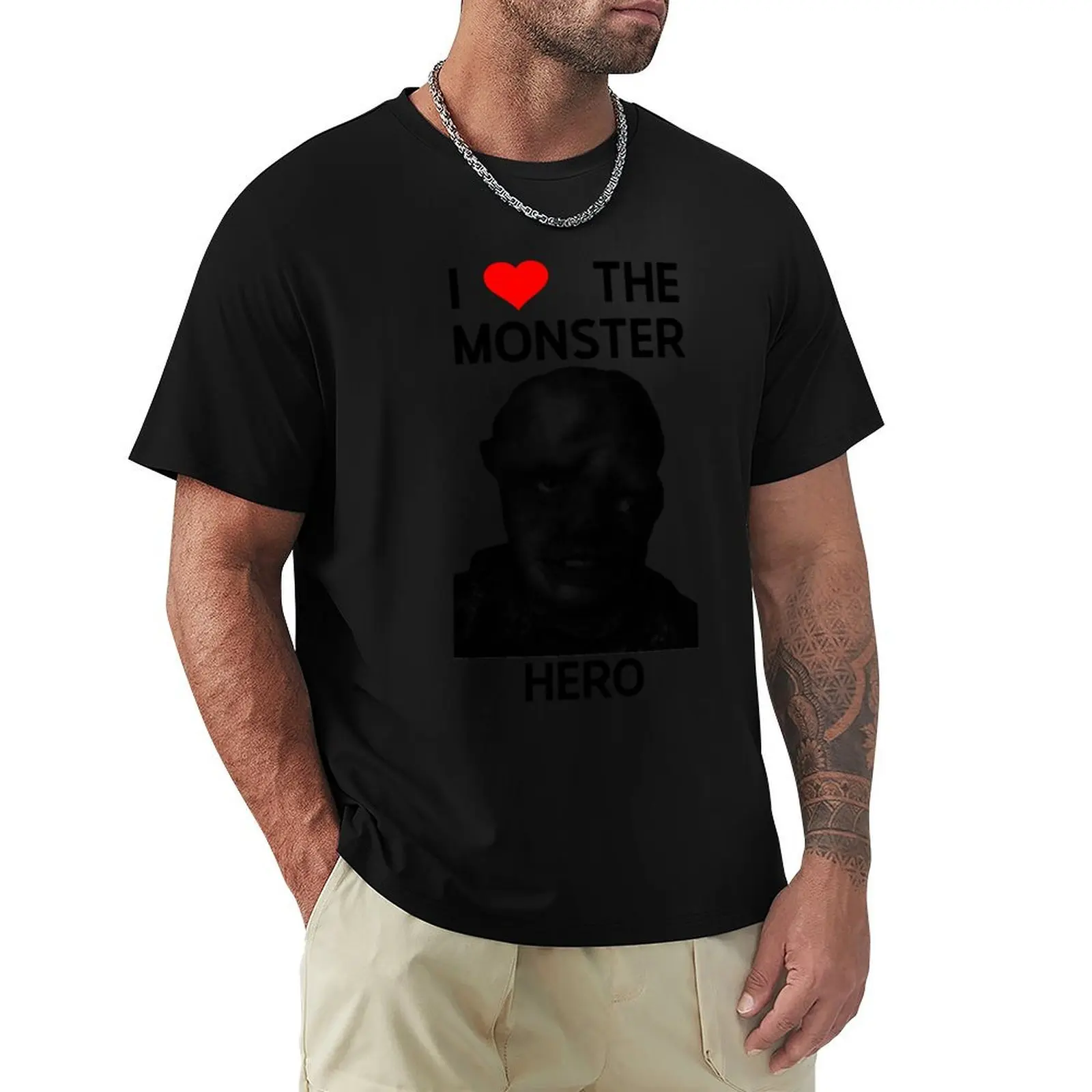 

TOXIC AVENGER I LOVE THE MONSTER HERO T-Shirt man clothes croswit shirt man customs football t shirt mens graphic t-shirts anime