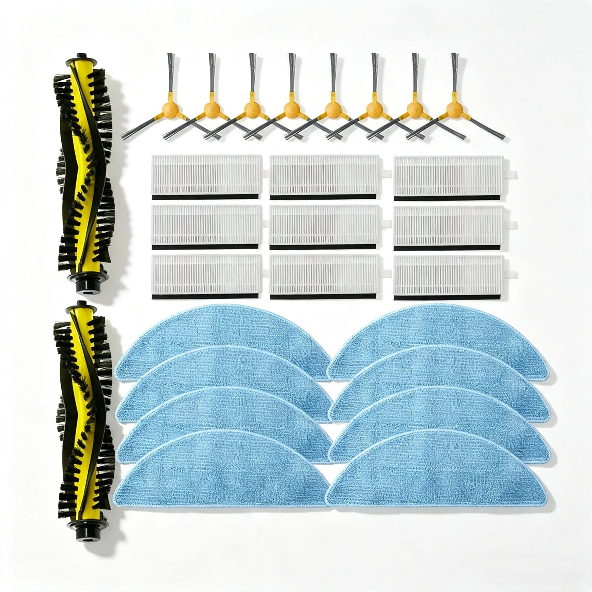 Main Brush Side Brush Hepa Filter Mop Cloth for Neatsvor X520/X500/X600 Pro/Tesvor X500 Robot Vacuum Cleaner Accessories