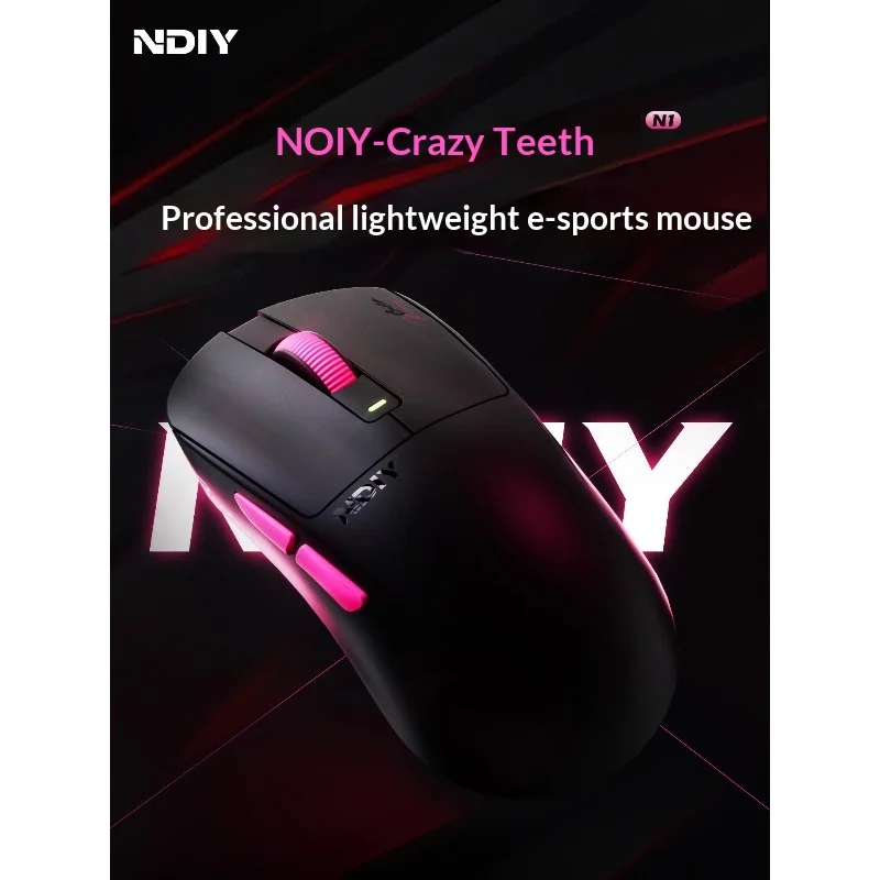 NDIY Crazy Teeth N1 Wireless Bluetooth Mouse Gaming Esports Laptop Silent Lightweight