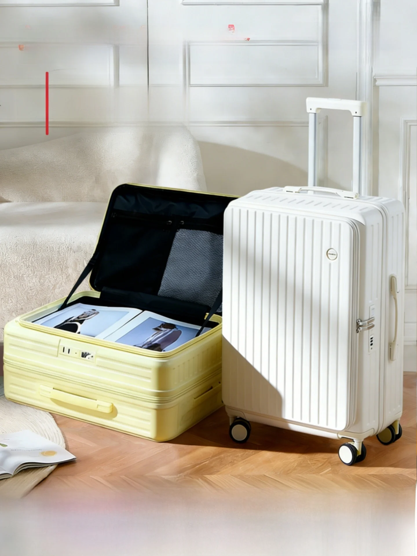 nuova-valigia-multifunzionale-con-apertura-laterale-ampio-spazio-interno-ruote-universali-serratura-a-combinazione-e-asta-telescopica-in-varie-dimensioni