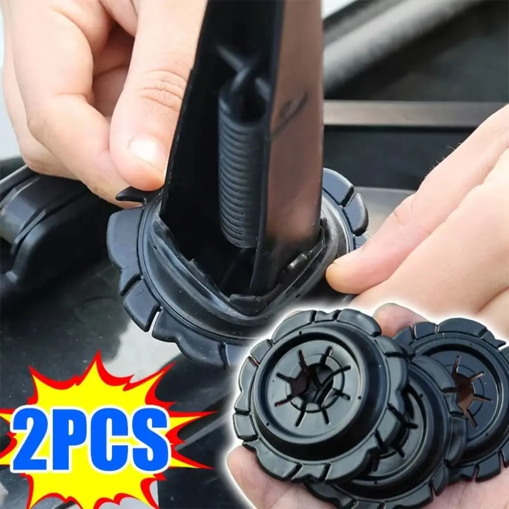 

2Pcs Universal Wiper Hole Protection Cover Anti-clogging Silicone Wiper Arm Protector High Elasticity Wiper Hole Dustproof Pad