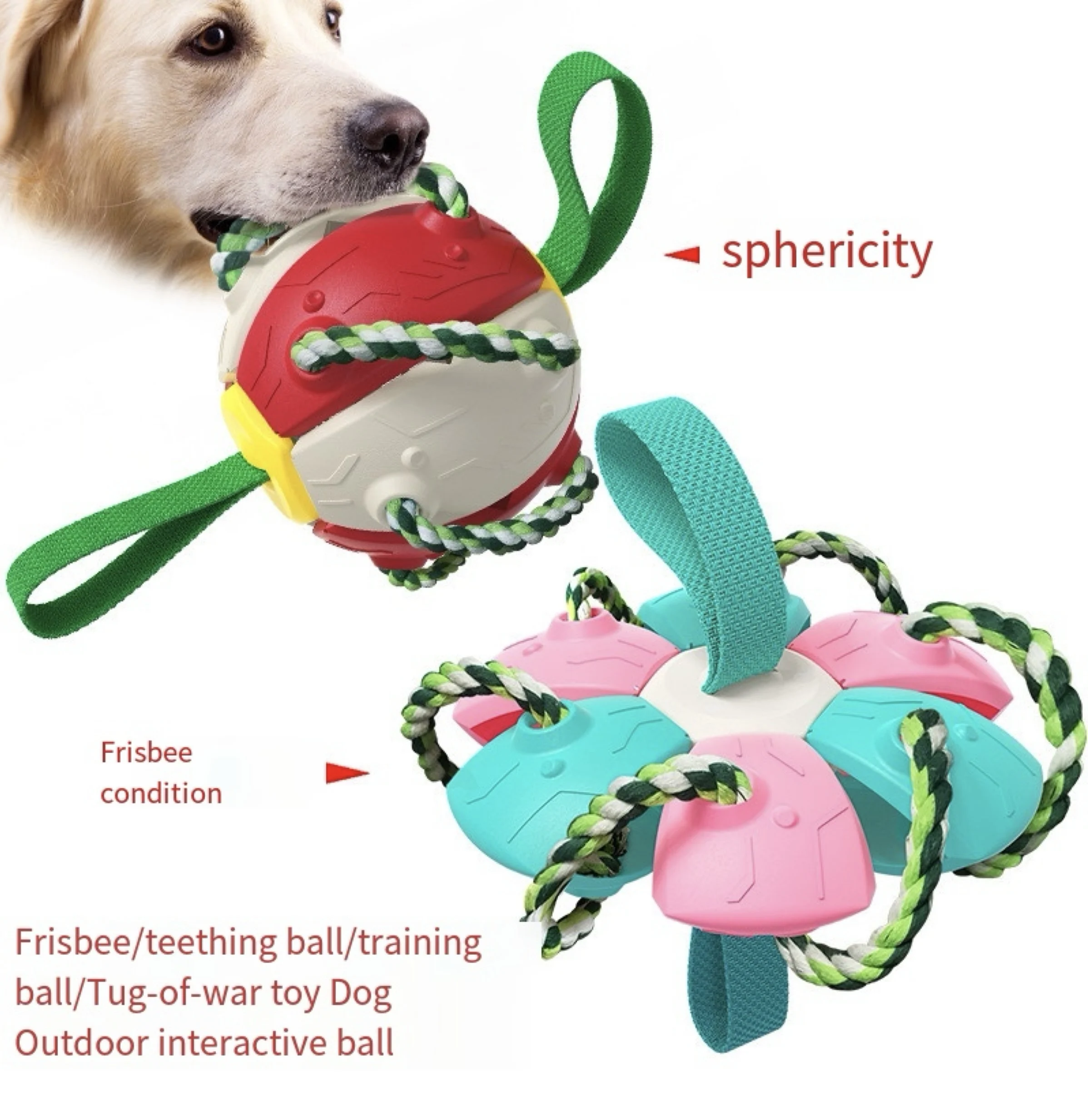 Border Collie Balls Interactive Pet Accessories Inflatable Soccer Training Toy for Dogs Chew Toy for Outdoor Fun