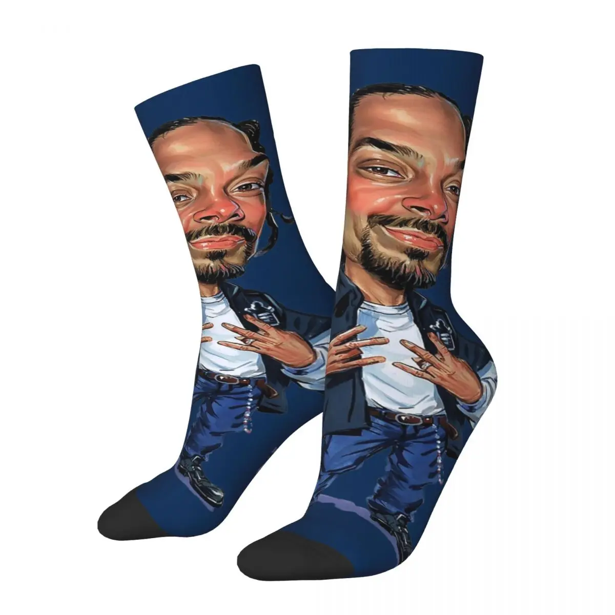 

Autumn Winter Fashion Men's Women's Snoop Dogg Meme Socks Sweat Absorbing Soccer Socks