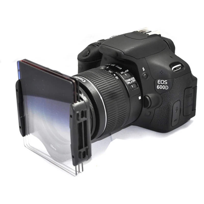KnightX Camera Square Filter Holder 58mm 67mm 72mm 77mm adapter Ring for Canon Nikon Camera filter