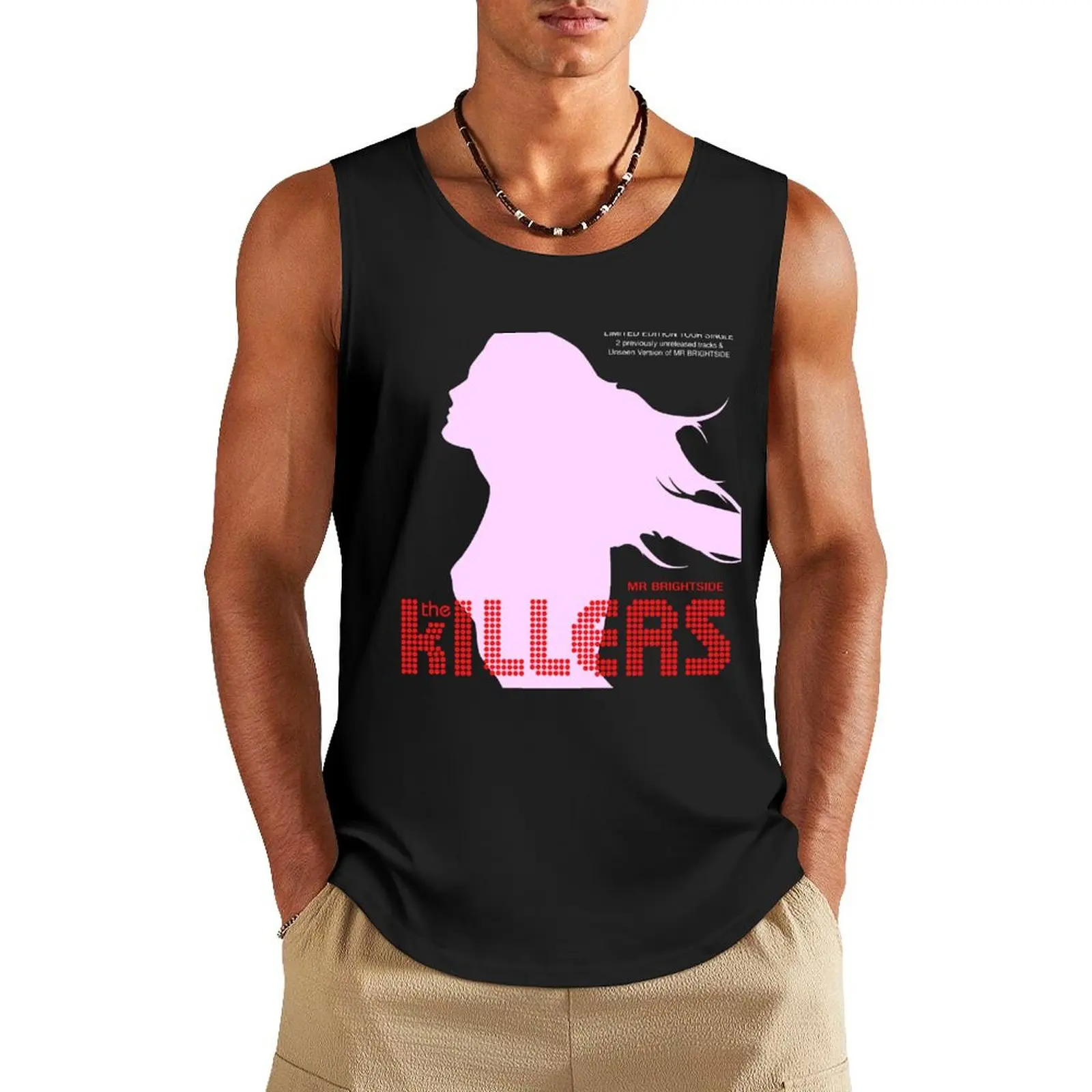 

MR BRIGHTSIDE Tank Top gym mens designer clothes sleeveless gym shirt man fitness clothes for men summer