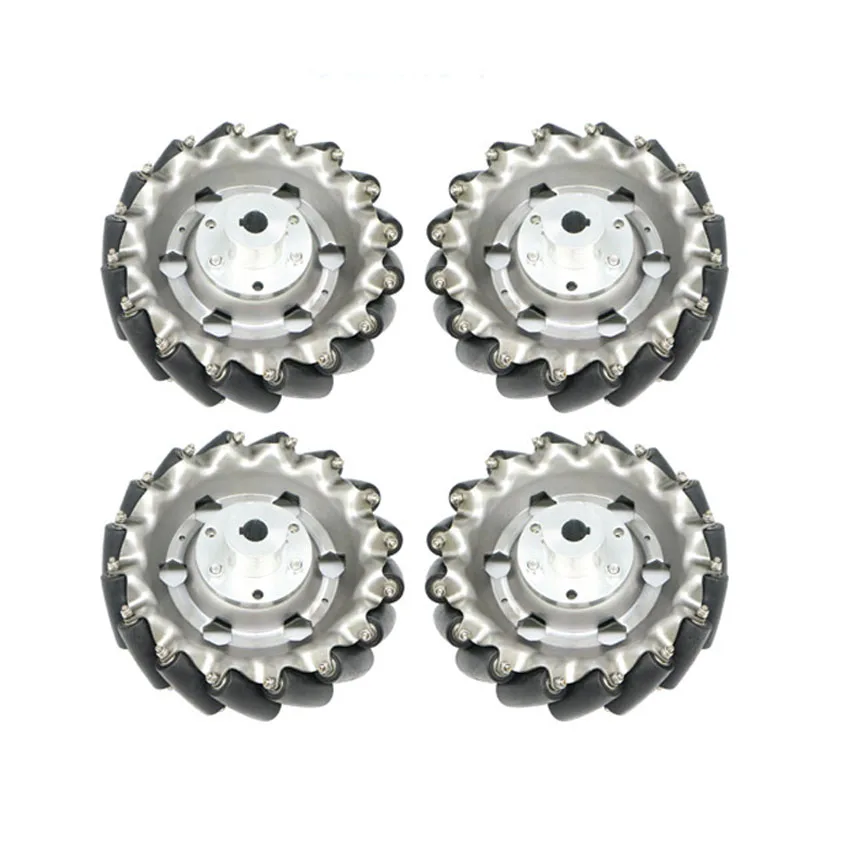 

(6 Inch)152mm Stainless Wheels Set(4 Pcs)/Robot Car Parts