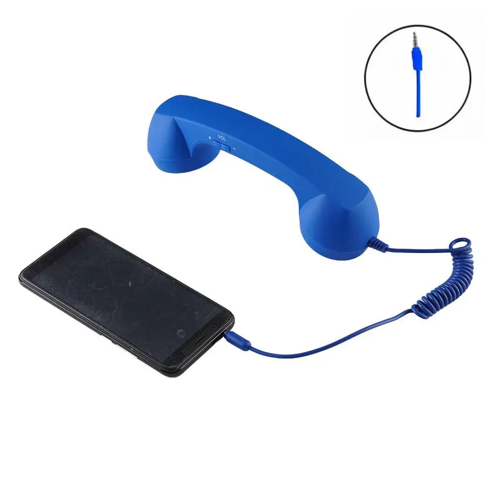 Retro-Style Typ-C Direktanschluss Handy-Ohrhörer Kopfhörer 3,5mm C-Port Headset für Vintage-Telefone – Detail 16