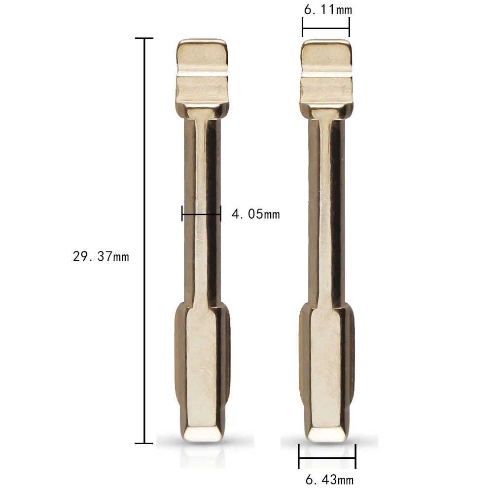 Wysokiej jakości ostrze F021 z metalowym blankiem nieobcięte KD zdalne ostrze klucz składany nr 90 do Ford Mondeo KD900 zdalny kluczyk samochodowy