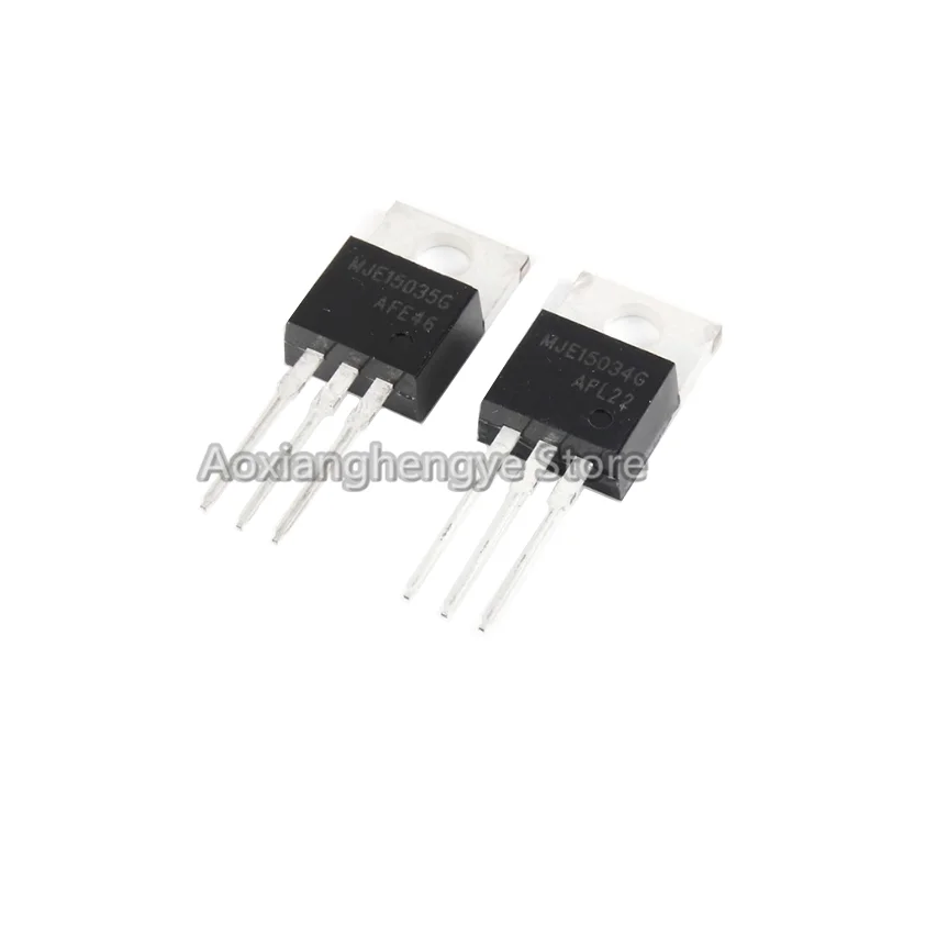 5PCS MJE15034G MJE15035G TO-220 Bipolar audio power triode NPN PNP 350V 4A 2W Transistor