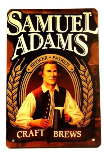 Sam Samuel s Beer Sam Tin Metal Poster Sign Bar Man Cave Liquor Store Pub xz