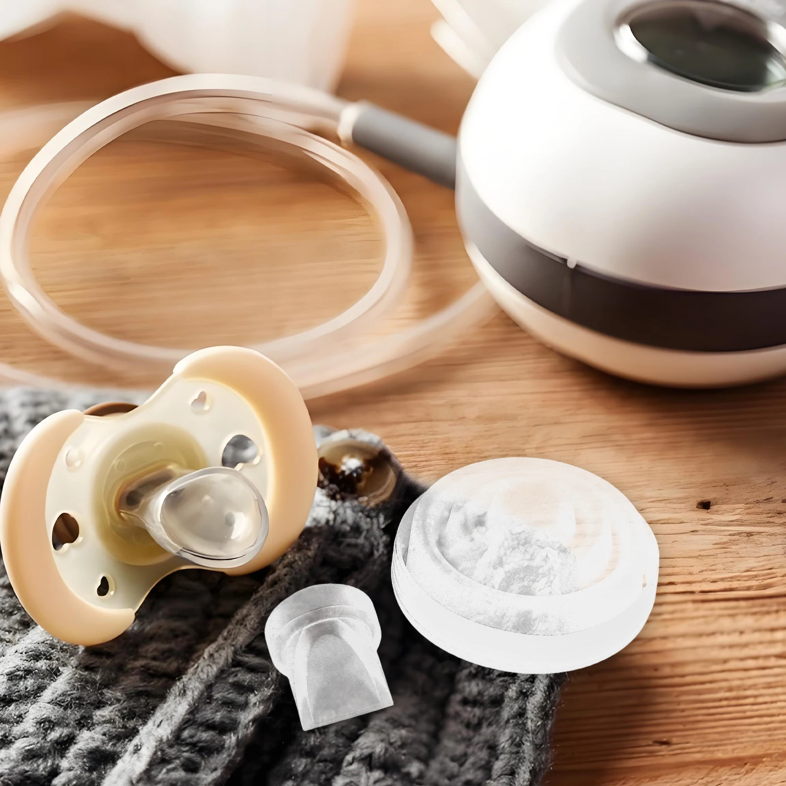 

1 set Breast Pump Accessories Silicone Flange Inserts Washable Replacement Parts For Breastfeeding Pumps Reusable Seal Efficient