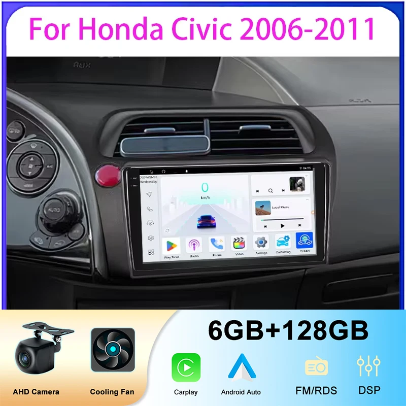 Guia Definitivo: Por que o Rádio Automotivo Android 9 Polegadas é a Evolução que seu Honda Civic Precisa