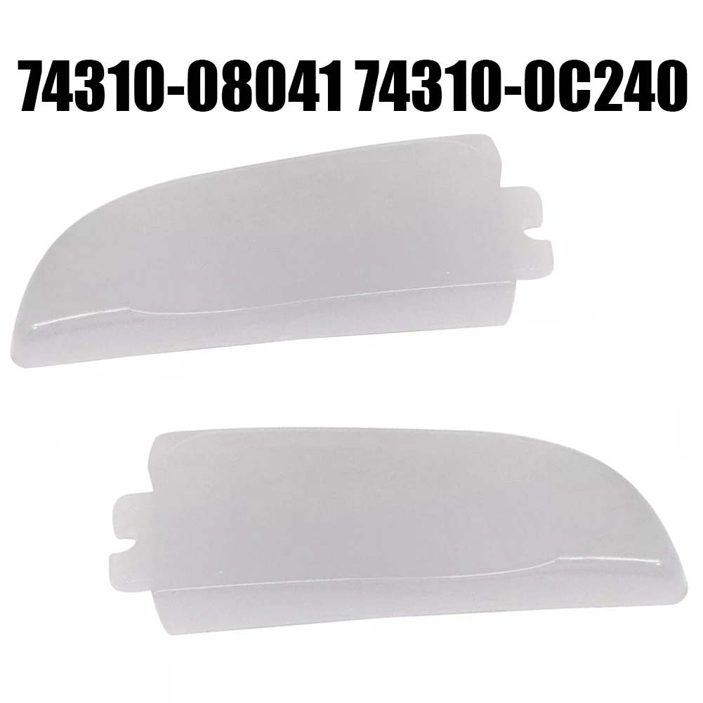 

1Pair Car Front Sun Visor Light Cover For For Toyota For Tundra For Sienna 2014-2019 Glass Cover Light Lamp Cap Lid