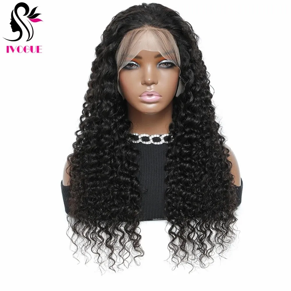 

High Density Silk Top Human Hair Wig 5x5" Silk Base Closure Wig Kinky Curly Peruvian Remy Hair Glueless Lace Front Wig for Women