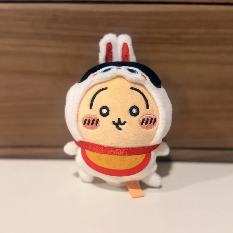  Apron Costume Plush Keychain Usagi Hachiware Momonga Kawaii Stuffed Animal Bag Charm Cute Cartoon Gift Boys Girls view 4