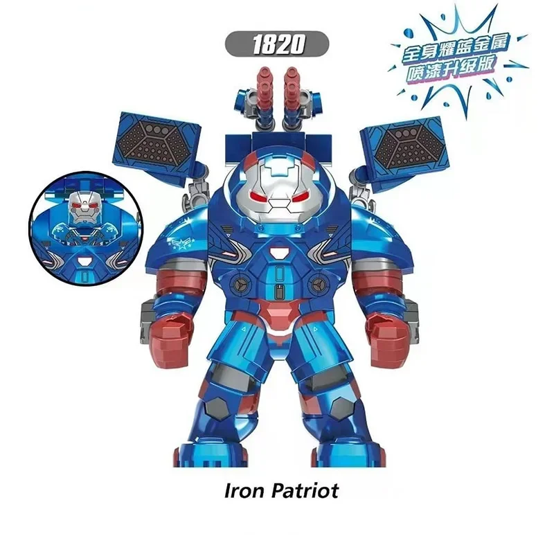 Superhelden Mini-Baustein-Spielzeug Figuren Hulk Iron Man Mecha Zusammengebaute Baustein-Figuren Spielzeug Kindergeburtstags-Geschenk