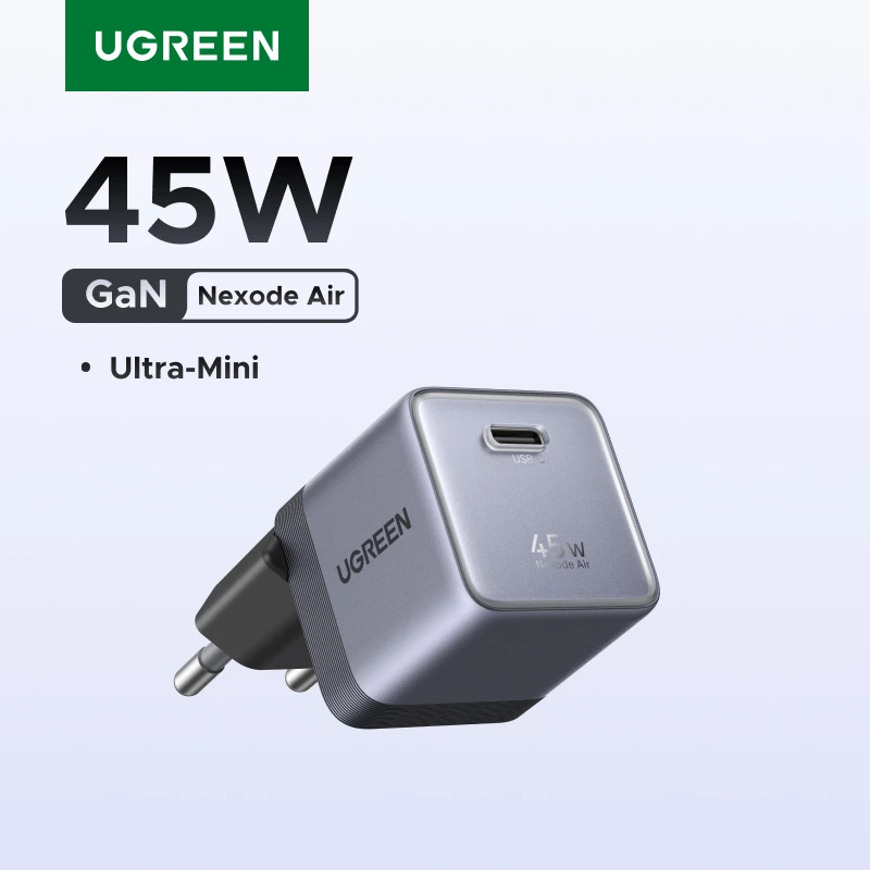 【ウルトラミニ】ugreen-45w-gan充電器-usb-c急速充電器-pd30-qc30-pps-iphone-17-16-pro-samsung-s26-ipad-タブレット-macbook-air対応