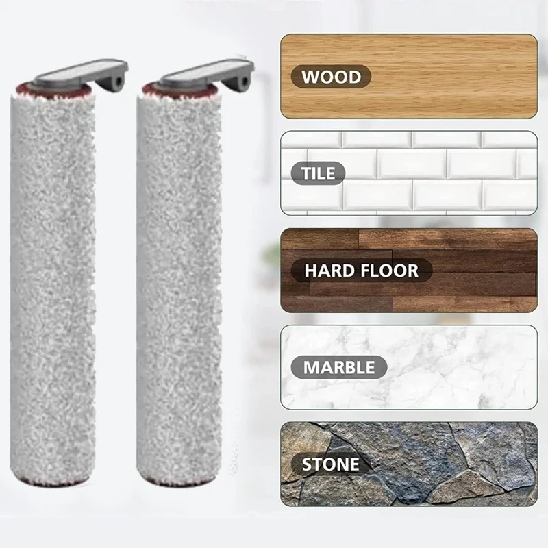 فرشاة دوارة بديلة لملحقات قطع غيار المكنسة الكهربائية الرطبة والجافة Xiaomi Dreame H12 Pro