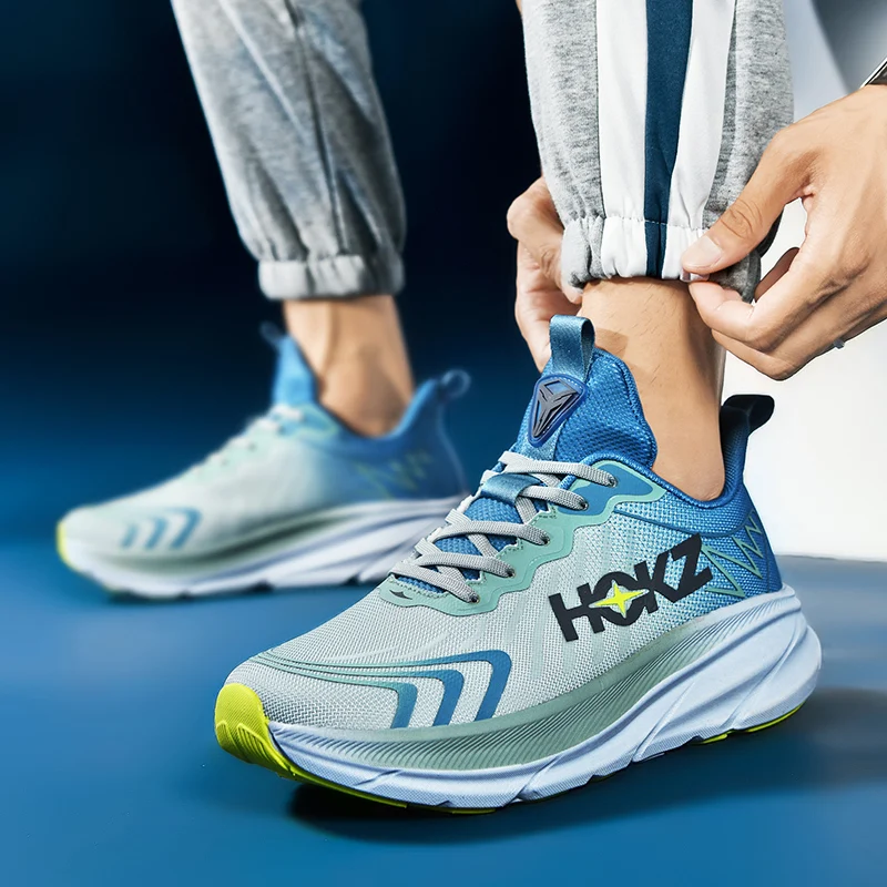 Men's Popular Mid-range Casual Sports Shoes Outdoor Sports Shoes Mesh Material Breathable Shockproof Non-slip Versatile Soft