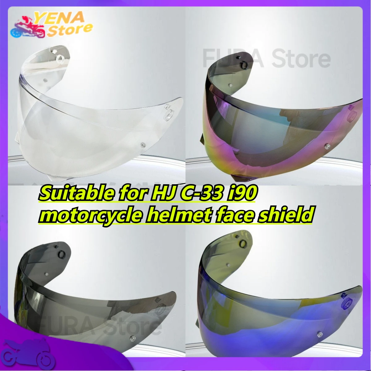 

Suitable for HJ C-33 i90 motorcycle helmet face shield, motorcycle accessories, glasses, motorcycle helmets