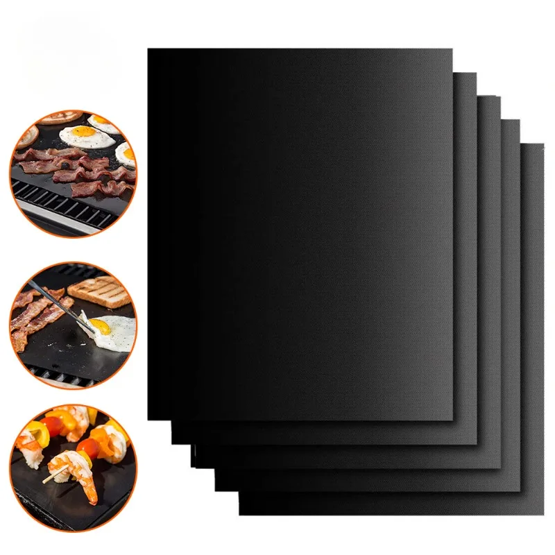 Oven Mat Microwave Fiberglass Teflon Oven Mat High-temperature Resistant and Non Stick Barbecue Mat