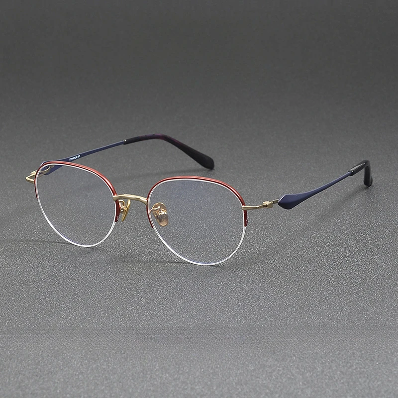 2024 Vintage Optical Eyeglasses Frame Men Square Myopia Prescription Glasses Women Handmade Eyeglasses Frames for Men