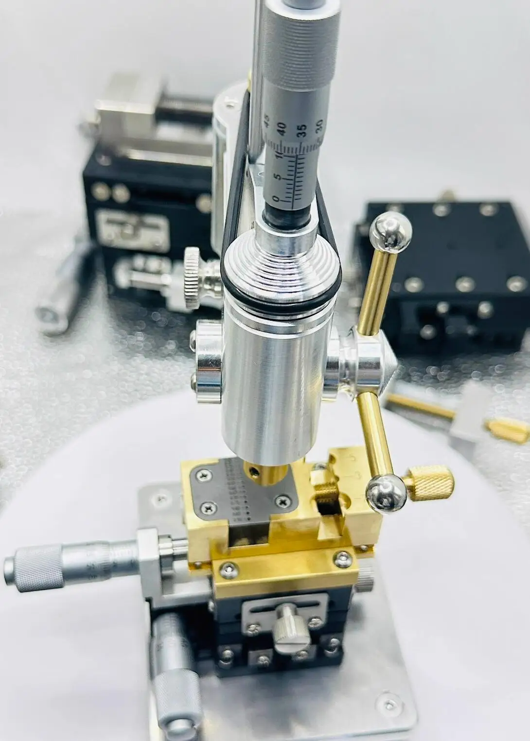 110v - 220V Table Drill High-precision Bench Drill Mini Drilling Machine With Copper Table Pliers For Repairing Watches