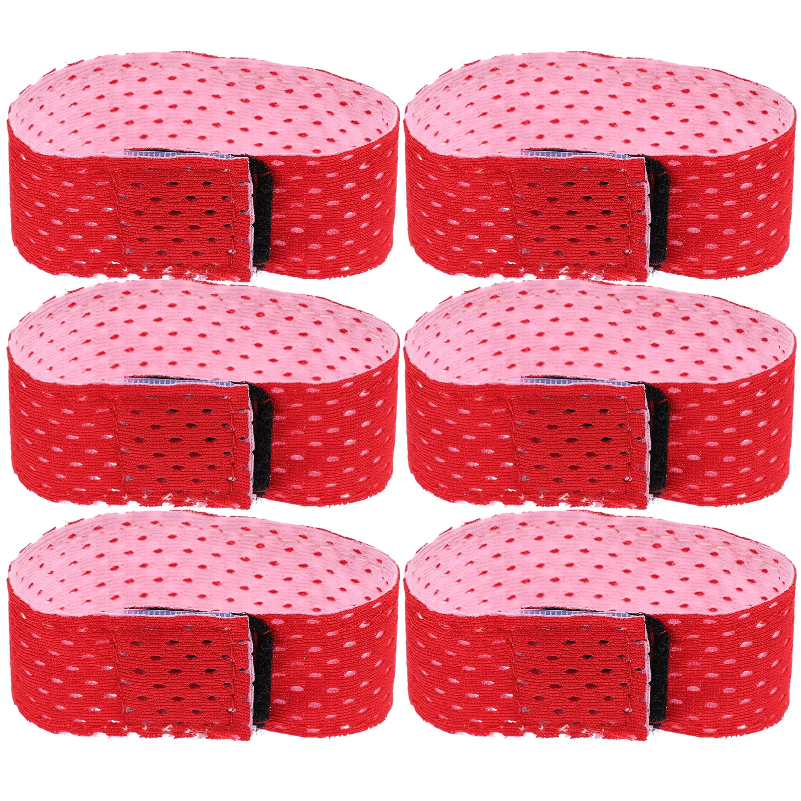 6 قطع من أشرطة الأكمام المرنة القابلة للتعديل المضادة للانزلاق للقرصان الرياضية وحاملي الأكمام للنساء وكرة القدم اللينة #4