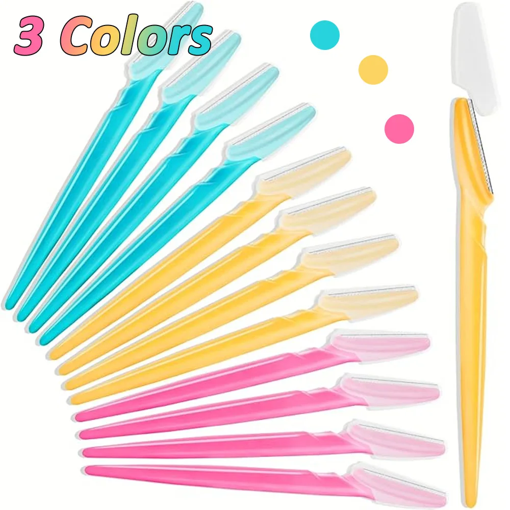 Eyebrow Razor Disposable Face Shaver for Women Portable Safety Eyebrow Trimmer for Exfoliation & Hair Removal Beauty Tool