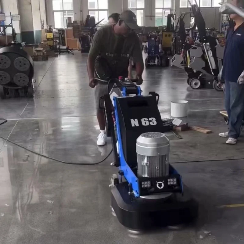 Marble 7.5KW 220V Single Phase Concrete Floor Grinding Machine  N638 Terrazo Machine Concrete Floor and Polishing Machine