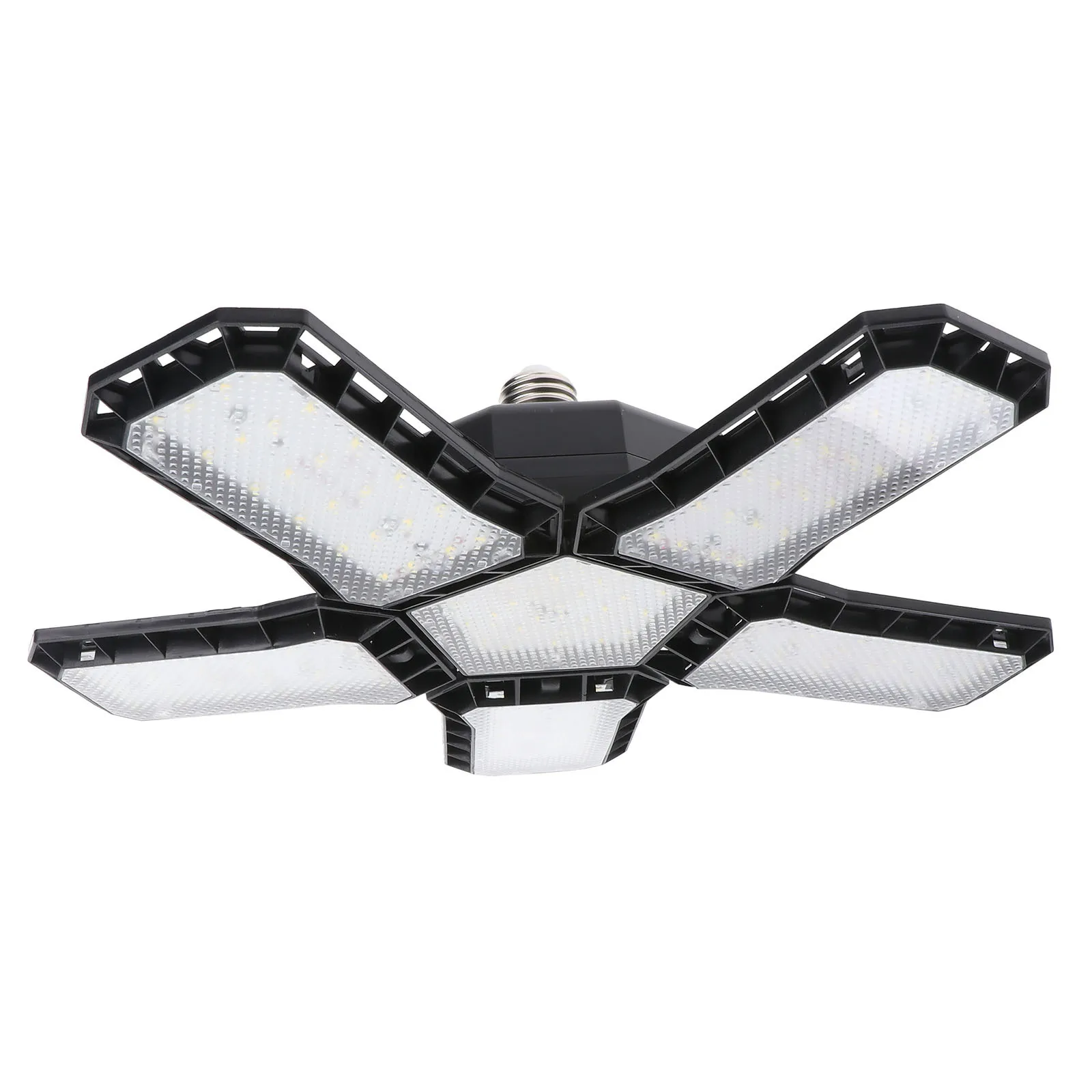 Five Panel Deformable LED Garage Light Adjustable Angle Foldable Ceiling Light Garage Industrial Warehouse Illumination Bright
