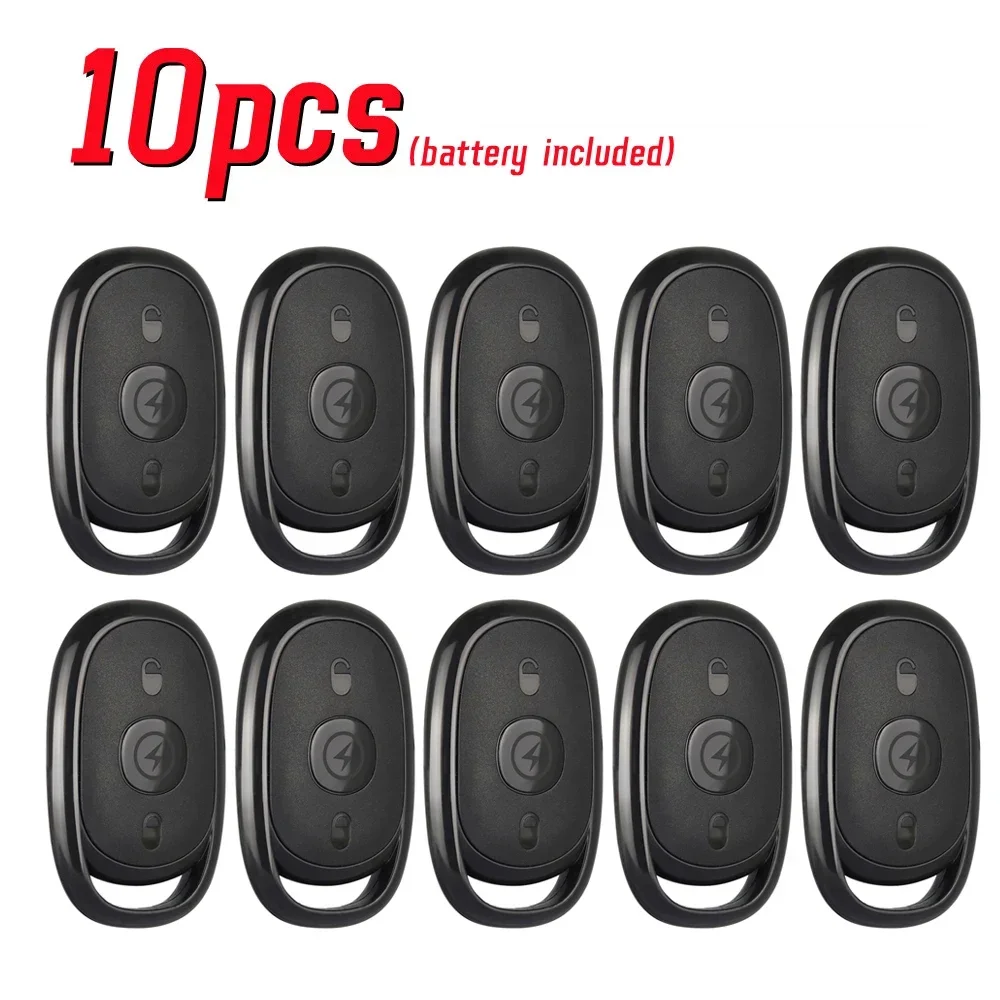 10pcs 433mhz RF Wireless Garage Door Remote Control Auto Copy Controller Cloning Electric Gate Duplicator Key Fob