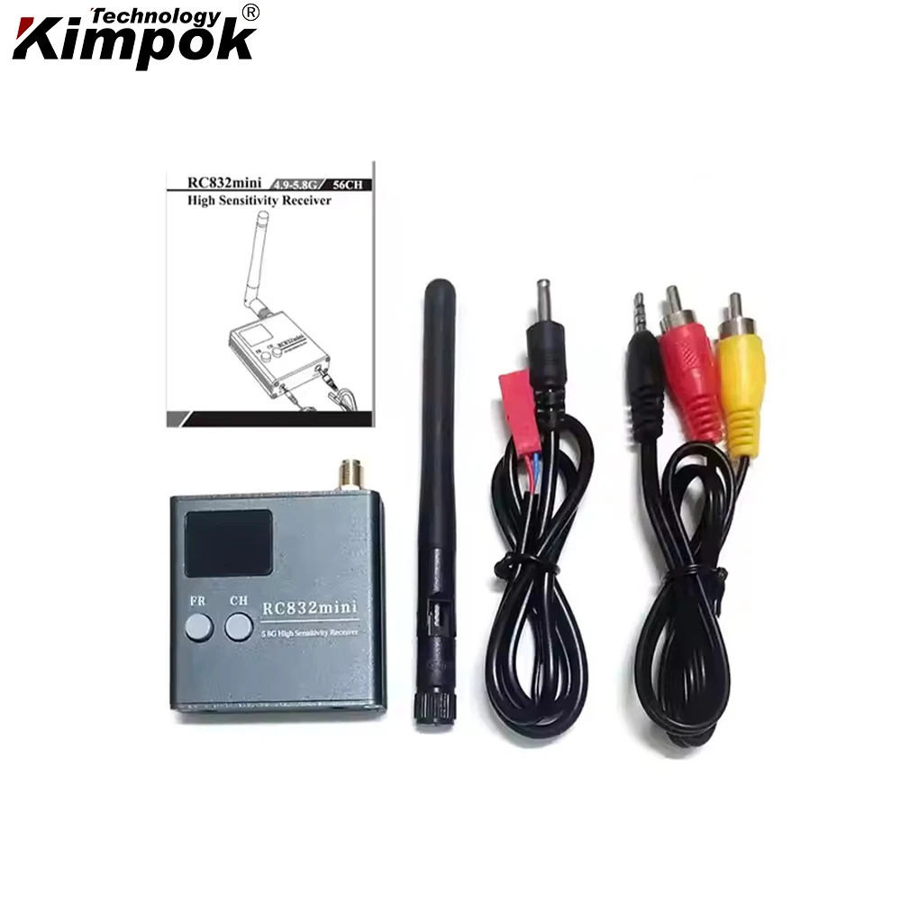 ワイヤレスビデオ送信機および受信機,長距離伝送,fpv vtx vrx,5.8ghz,5w