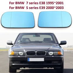 Left Right Car Heated Rearview Mirror Glass For BMW E39 E38 525I 528I 530I 540I 740I 750I Rearview Mirror Lens