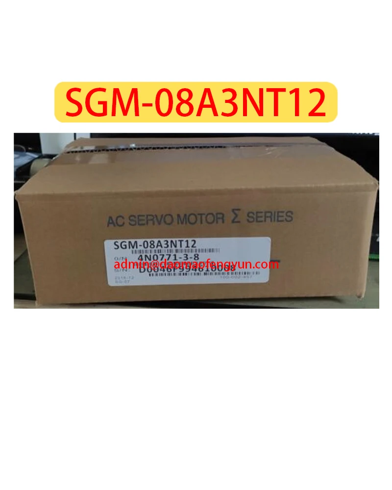 

SGM-08A3NT12 Brand new servo motor SGM 08A3NT12，Fast shipping