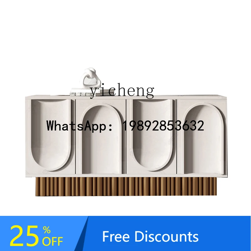 

AA paint side cabinet tea cabinet personalized creative storage shoe cabinet modern simple storage