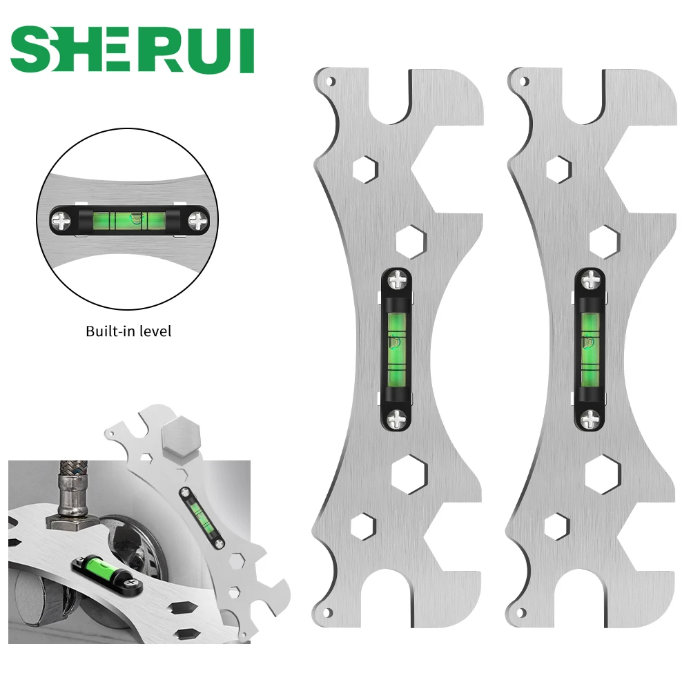 Special Wrench Bend Angle Leveling Wrench Shower Faucet Universal Repair Wrench Bathroom Installation and Maintenance Tool