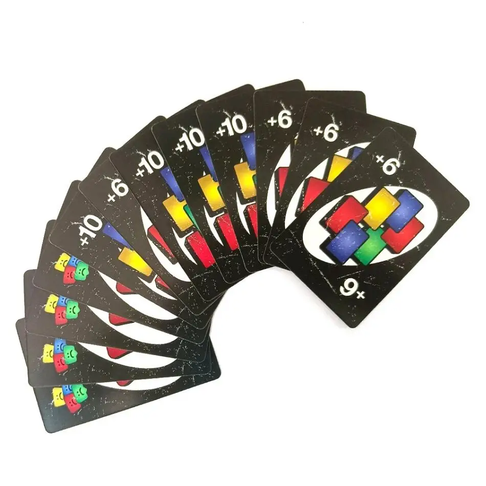 Uno No mercy-Juego de mesa de cartas UNO, entretenimiento para fiestas familiares, juegos de UNO, juguetes para niños, cumpleaños y Navidad